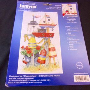Cross Stitch Kit, Ocean Front Property, Needle Craft, Beach Decor New in Package
